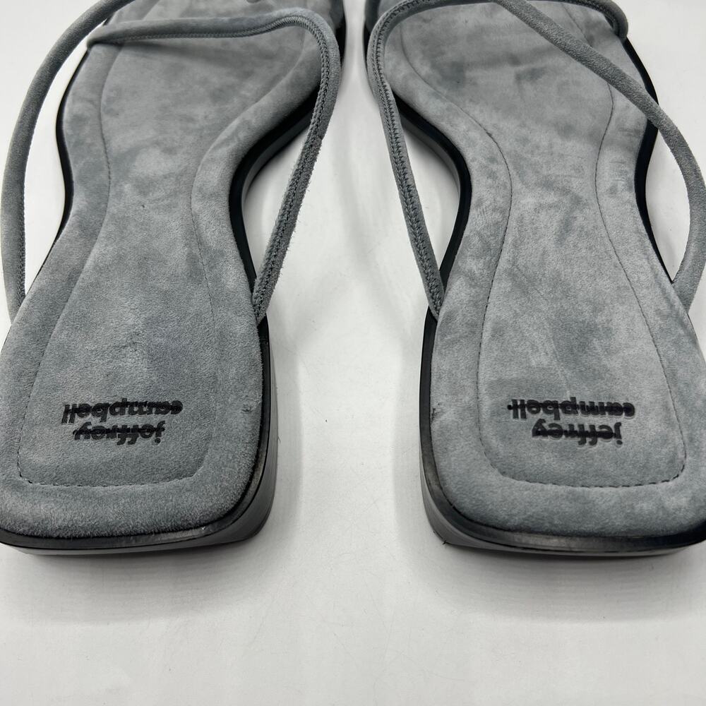 Jeffrey Campbell Suede Islander Slide Sandal Gray US 9 - Picture 4 of 6